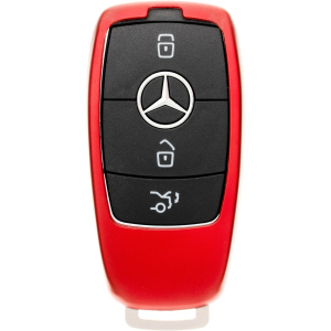 Чехол для автоключа LaManche Mercedes Red (Benz-B01K_rd) лучшая модель в Ивано-Франковске