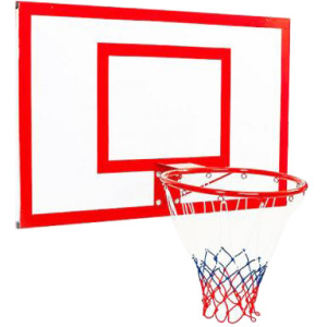 Баскетбольний щит Newt Jordan з кільцем та сіткою 1200 х 900 мм (NE-MBAS-3-450G) краща модель в Івано-Франківську