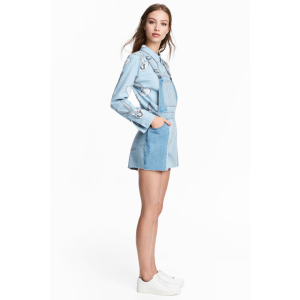 Напівкомбінезон джинсовий H&amp;M 4989906RP12 36 Блакитний (PS2030000034918) ТОП в Івано-Франківську