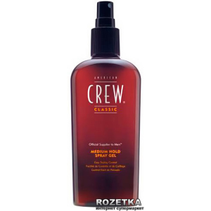 Спрей-гель для волосся American Crew Medium Hold Spray Gel середньої фіксації 250 мл (738678151846) ТОП в Івано-Франківську