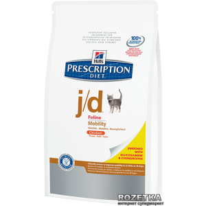 Сухий корм для кішок Hills Prescription Diet Feline j/d зі смаком курки 2 кг (6135,08) (052742613505) в Івано-Франківську