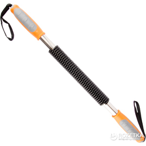 Еспандер LiveUp Power Twister пружинний Black-Orange (LS3161B) ТОП в Івано-Франківську