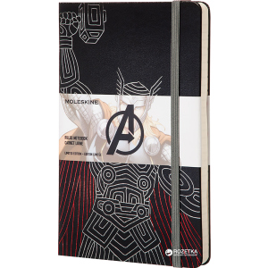 Записная книга Moleskine Avengers 13 х 21 см 240 страниц в линейку Thor (8055002852746) лучшая модель в Ивано-Франковске