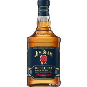 Віскі Jim Beam Double Oak 4 - 5 років витримки 0.7 л 43% (5060045585912) надійний