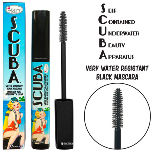 Водостійка туш для вій TheBalm Scuba Water Resistant Black Mascara 9.8 мл (681619810343) в Івано-Франківську