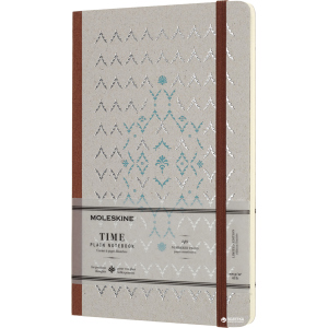 Записная книга Moleskine Time 13 х 21 см 140 страниц без линовки Коричневая (8058341710791) в Ивано-Франковске