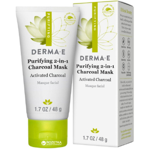 Детокс очищающая угольная маска Derma E 2-в-1 48 г (030985012200) рейтинг