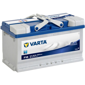 Автомобільний акумулятор Varta Blue Dynamic 80Ah Єв (-/+) F16 (740EN) (580400074) в Івано-Франківську