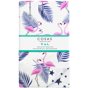 Пододеяльник Cosas Бязь Премиум Flamingo Palm 155х215 (4822072605275) лучшая модель в Ивано-Франковске