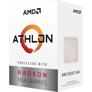 Процессор AMD Athlon 220GE 3.4GHz/4MB (YD220GC6FBBOX) AM4 BOX лучшая модель в Ивано-Франковске