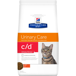 Сухий корм для кішок Hill's PRESCRIPTION DIET c/d Urinary Stress Feline Chicken з ідіопатичним циститом 4 кг (052742284309) краща модель в Івано-Франківську