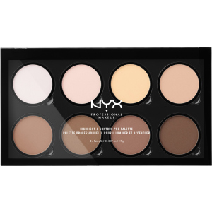 Палетка для контурування NYX Professional Makeup Highlight &amp; Contour Pro Palette 21.6 г (800897836245)