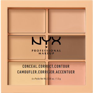 Палетка кремових консилерів NYX Professional Makeup 3C Palette - Conceal, Correct, Contour 01 Light 9 г (800897831479) краща модель в Івано-Франківську