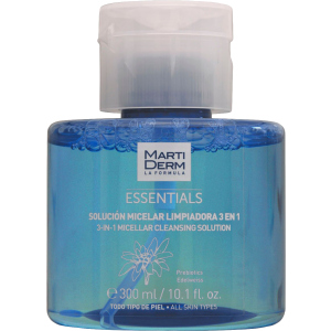 Міцелярний розчин MartiDerm Essentials Micellar Solution Cleanser 3in1 Очищаючий 300 мл (8437000435860) ТОП в Івано-Франківську