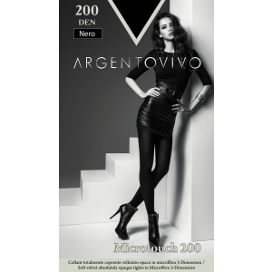 Колготки Argentovivo Microtouch 200 Den 3 р. Nero (8051403079096) ТОП в Івано-Франківську