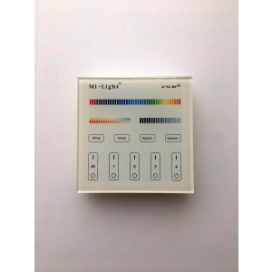 Панель-диммер для керування світлодіодною стрічкою 4-зонна Mi-Light Dual White/RGB/RGBW/CCT BL4