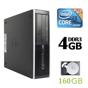 Уживані HP Compaq 6200 Pro SFF / Intel Core i3-2100 (2 (4) ядра по 3.10 GHz) / 4 GB DDR3 / 160 GB HDD надійний