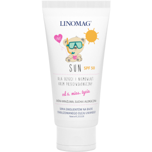 Сонцезахисний крем Linomag Ziololek SUN SPF 50 50 мл (5900558001427) ТОП в Івано-Франківську