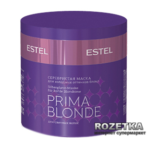 Срібляста маска Estel Professional Prima Blonde для холодних відтінків блонд 300 мл PB.7 (4606453034249) краща модель в Івано-Франківську