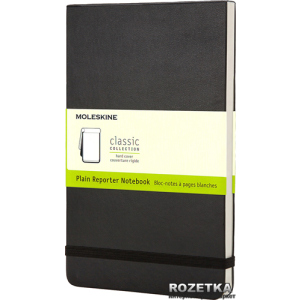 Нотатник Moleskine Reporter 13 х 21 см 240 сторінок без лінівки Чорна (9788883705533) краща модель в Івано-Франківську