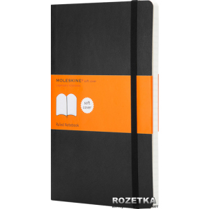 Нотатник Moleskine Classic 13 х 21 см 192 сторінки в лінійку Чорна (9788883707162) ТОП в Івано-Франківську