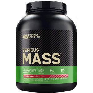 Гейнер Optimum Nutrition Serious Mass 2.72 кг Strawberry (748927023015) надійний