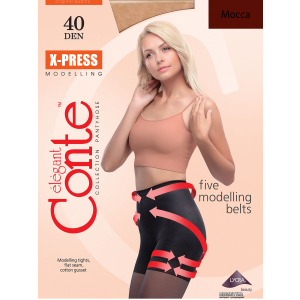 Колготки Conte X-press 40 Den 5 р Mocca -4810226008096