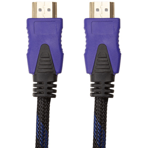 Кабель PowerPlant HDMI - HDMI 25 м, позолочені конектори, v1.4, Nylon Double ferrites (KD00AS1208) ТОП в Івано-Франківську