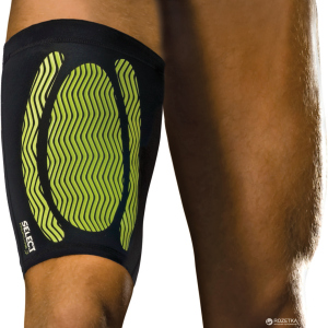 Бандаж бедра Select Compression Thigh Support 6350 XL Черно-зеленый (5703543120468) лучшая модель в Ивано-Франковске