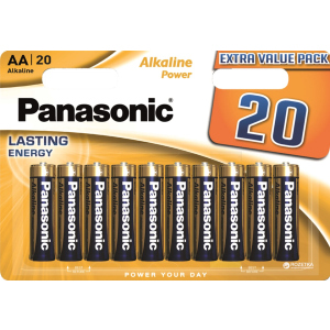 Батарейки Panasonic Alkaline Power щелочные AA блистер, 20 шт (LR6REB/20BW) ТОП в Ивано-Франковске