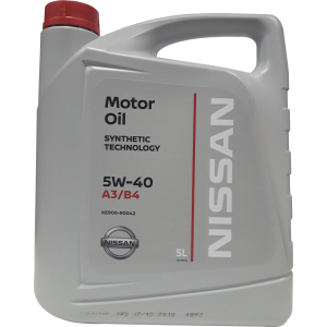 Моторна олія Nissan Motor Oil 5W-40 5 л (KE900-90042) краща модель в Івано-Франківську