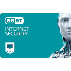 Антивірус ESET Internet Security (2 ПК) ліцензія на 1 рік Базова (електронний ключ в конверті) в Ивано-Франковске