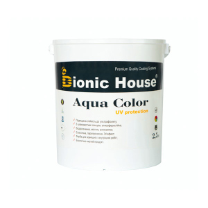 Краска для дерева Bionic-House Aqua Color UV-protect 2,5л Безцветный лучшая модель в Ивано-Франковске