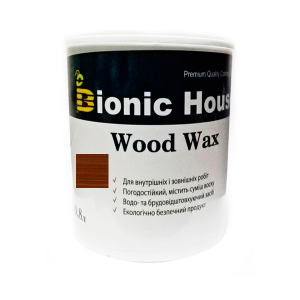 Краска для дерева WOOD WAX Bionic-House 0,8л Орех А110 надежный