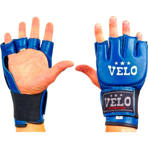 Рукавички для змішаних єдиноборств MMA Velo XL Blue (4024ULIZ-XL) краща модель в Івано-Франківську