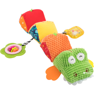 М'яка іграшка-гусениця Baby Team Крокодил (8534) краща модель в Івано-Франківську