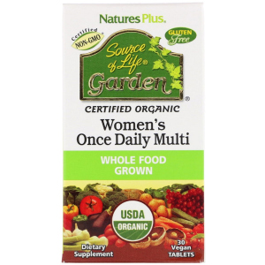 Витамины Nature's Plus Source of Life Garden Naturally Therapeutic Women's Once Daily Multi 30 таблеток (97467307476) лучшая модель в Ивано-Франковске