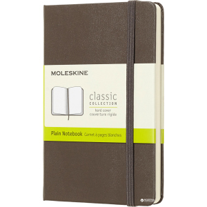 Нотатник Moleskine Classic 9 х 14 см 192 сторінки без линівки Коричневий (8058341715291) краща модель в Івано-Франківську