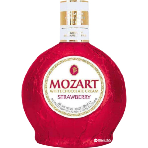 Лікер Mozart Cream Strawberry 0,5 л 15% (9013100003490) краща модель в Івано-Франківську