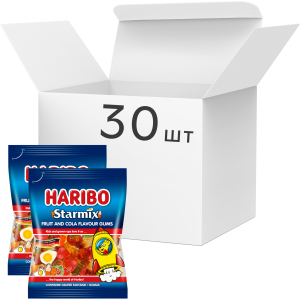 Упаковка цукерок жувальних HARIBO Starmix 80 г х 30 шт (9002975727112) краща модель в Івано-Франківську