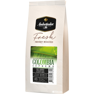 Кава у зернах Ambassador Fresh Colombia Supremo 1 кг (8719325127812) краща модель в Івано-Франківську