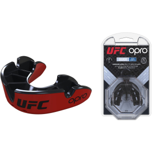 Капа OPRO Junior Silver UFC Hologram Red/Black (002265001) в Івано-Франківську