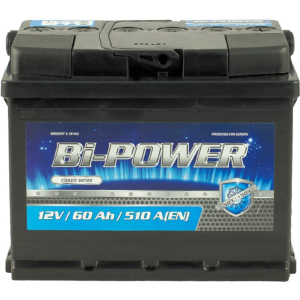 Автомобильный аккумулятор 60 Аh/12V BI-Power (KLV060-01) лучшая модель в Ивано-Франковске