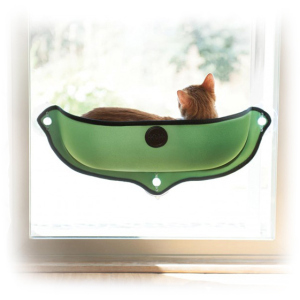 Лежак на окно для кошек K&H Pet Products Ez Mount Window Bed 69 х 28 см (9192) (655199091928) лучшая модель в Ивано-Франковске