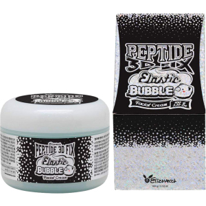 Омолаживающий пузырьковый крем для лица Elizavecca Peptide 3d Fix Elastic Bubble Facial Cream 100 г (8809624500062) в Ивано-Франковске