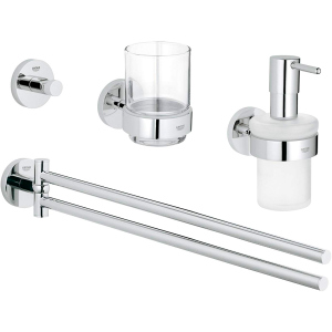 Набір аксесуарів GROHE Essentials 40846001 4 в 1 ТОП в Івано-Франківську