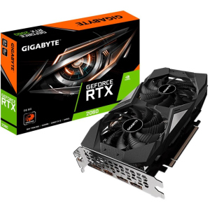 Відеокарта GeForce RTX2060 6144Mb GIGABYTE (GV-N2060D6-6GD) ТОП в Івано-Франківську