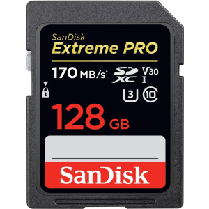 SanDisk SDXC Extreme Pro 128GB V30 UHS-I U3 (SDSDXXY-128G-GN4IN) лучшая модель в Ивано-Франковске