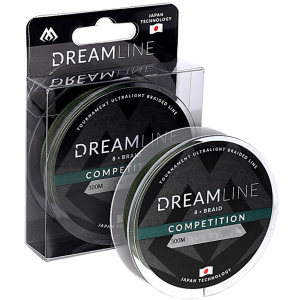 Шнур Mikado Dream Line Competition 8-Braid 300 м 0.18 мм 18.32 кг Зелений (ZDL000G-300-018) в Івано-Франківську