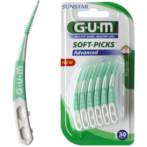 Набір міжзубних щіток GUM Soft-Picks Advanced 30 шт (7630019902366) в Івано-Франківську